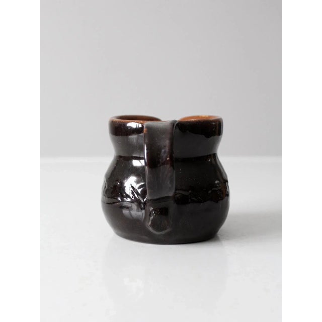 Vintage Studio Pottery Creamer Pitcher For Sale - Image 10 of 13