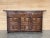 19th Spanish Baroque Carved Walnut Tuscan Three Drawers Credenza or Buffet, 1890 For Sale - Image 4 of 11