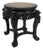 Asian Side Table in Wood Carved with Demons and Marble Top, 1880 For Sale