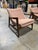 Mid-Century Modern Style Lounge Chairs - Solid Walnut Frames with Pink Boucle For Sale - Image 10 of 13