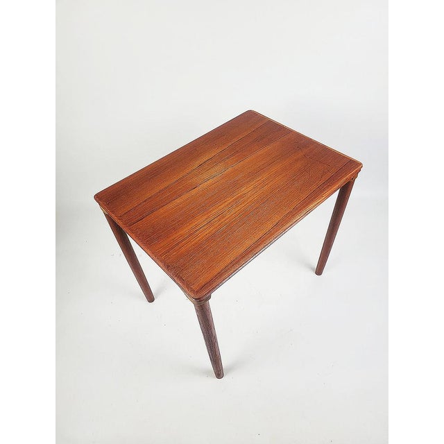 Vintage Side Table in Teak, 1950s For Sale - Image 6 of 13