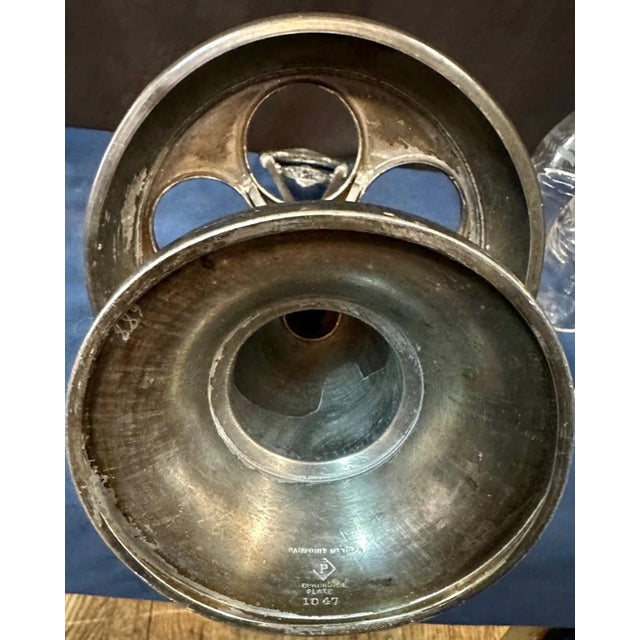 Metal Late 19th Century Pairpoint Victorian Silver Plate Condiment Caddy For Sale - Image 7 of 8