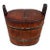 Antique Pennsylvania Pine Wash Basin Barrel With Hinged Lid, Converted to Side Table, Circa 1840s For Sale
