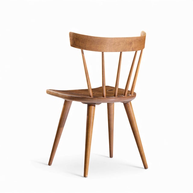 Mid 20th Century Paul McCobb for Planner Group Mid Century Tobacco Desk Dining Chair For Sale - Image 5 of 9