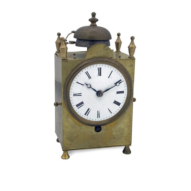 Swiss Officer's Pendule Capuchin Clock with Chevalier de Béthune Escapement, Early 19th Century For Sale - Image 9 of 9