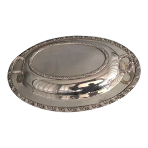 1940's Vintage Briarcliff Oneida Ltd. Lidded Silver Plated Dish