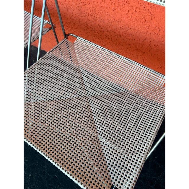 Italian X-Line Chairs Attributed to Niels Jorgen Haugesen For Sale - Image 10 of 13