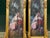 French 1970s French Louis XVI Gold Beech Fabric Frames 2pc For Sale - Image 3 of 18