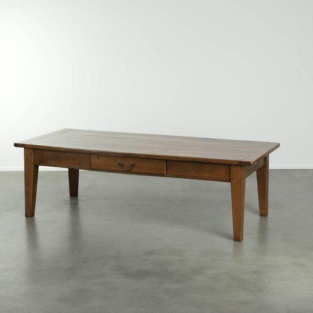 Antique French Walnut Coffee Table For Sale - Image 13 of 13