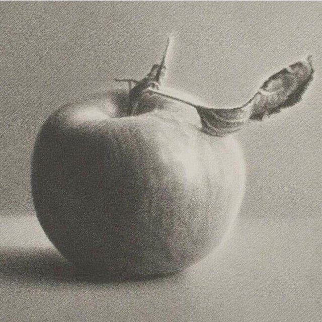 1990s Martha Alf "Apple" Lithograph Print Limited Signed 187/250, Fixed to Matte Board For Sale - Image 5 of 5