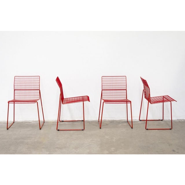 Contemporary Casamania Iron Chairs by Frezza, 1980s, Set of 4 For Sale - Image 3 of 13