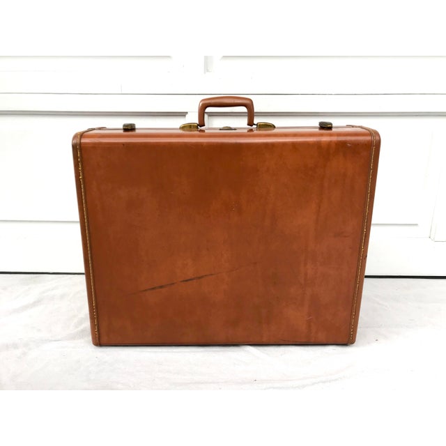 MidCentury Leather Samsonite Suitcases a Pair Chairish