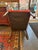 Red 1900s Antique Woven Wool Wingback Chair For Sale - Image 8 of 9