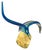 Murano Bird Art Glass Sculpture With Blue & Gold Aventurine by Sandro Frattini, 21/70 For Sale - Image 11 of 11