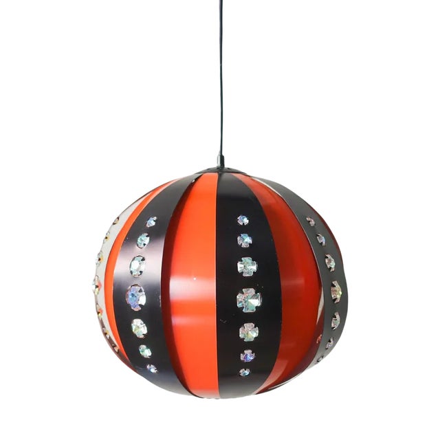 Pendant Light by Werner Schou for Coronell Elektro, 1970s For Sale