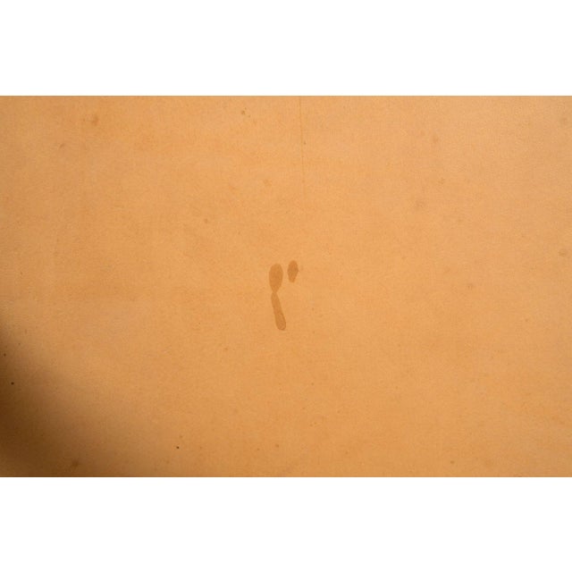 Mid 20th Century Pair Danish Modern Leather Armchairs For Sale - Image 10 of 10