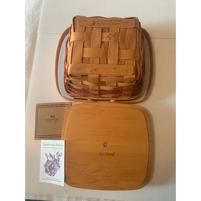 Longaberger Christmas Collection Bayberry Basket 1993 Edition For Sale - Image 4 of 9