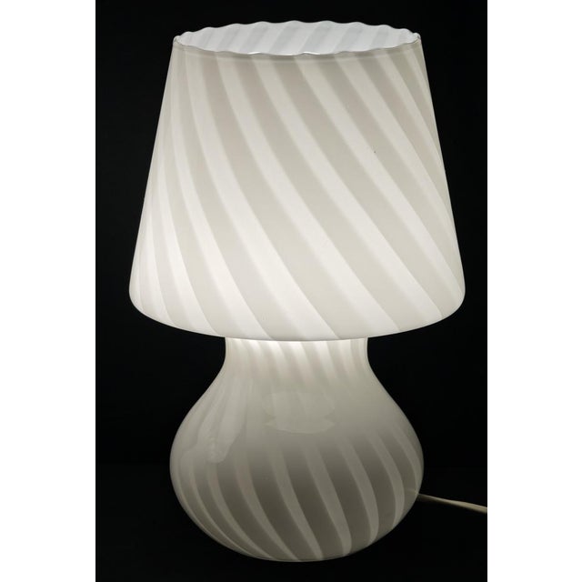 1960s Mushroom Table Lamps in Murano Glass, 1960s, Set of 2 For Sale - Image 5 of 18