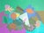 An abstract still life oil on canvas painting by the American artist Robert Appel. This vibrant painting features...