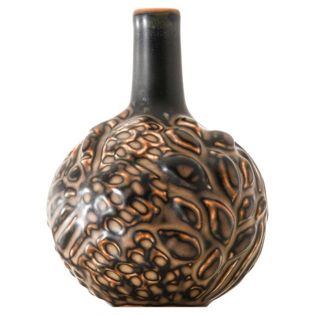 Scandinavian Modern Vase in Ceramic from Axel Salto, 1950s For Sale - Image 6 of 6