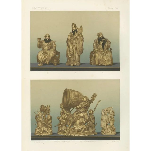 Depicting Warriors and Deities and Everyday Scenes in Art, 1884, Paper For Sale - Image 6 of 7