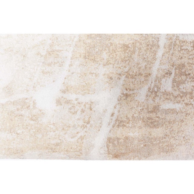 Textile Abstract Modern Tibetan Rug in Silk and Wool – “Desert” by Doris Leslie Blau For Sale - Image 7 of 7