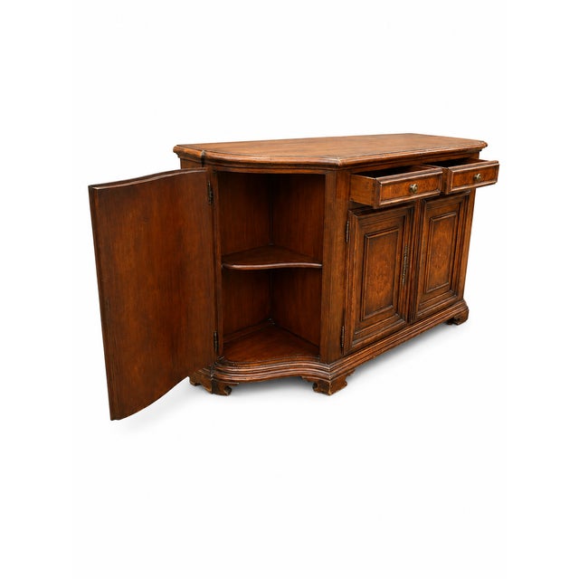 Wood Vintage French Provincial 4-Door Sideboard, 1940s For Sale - Image 7 of 15