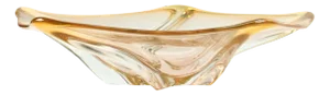Art Glass Bowl by Frantisek Zemek for Sklana Mstisov, 1960s