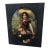 Vintage Original Oil Painting Romantic Flower Girl With Roses, Oval Presentation in Custom Fabric Mount For Sale