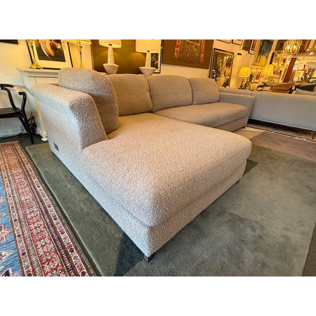 Textile Fitzgerald Stevie Sectional With Dedar Nimbus Tortola Upholstery For Sale - Image 7 of 16