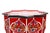 Moorish-Style Moroccan Hand-Painted Polychrome Eight-Pointed Star Side Table For Sale - Image 4 of 12