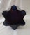 1980s Scandinavian Modern Nuutajarvi Notsjo Deep Blue Cobalt Wave Vase For Sale - Image 6 of 10
