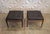 Indian Rosewood and Leather Reversible Stools by Alf Svensson for Bodafors, 1960s, Set of 2, in Very Good conditions....
