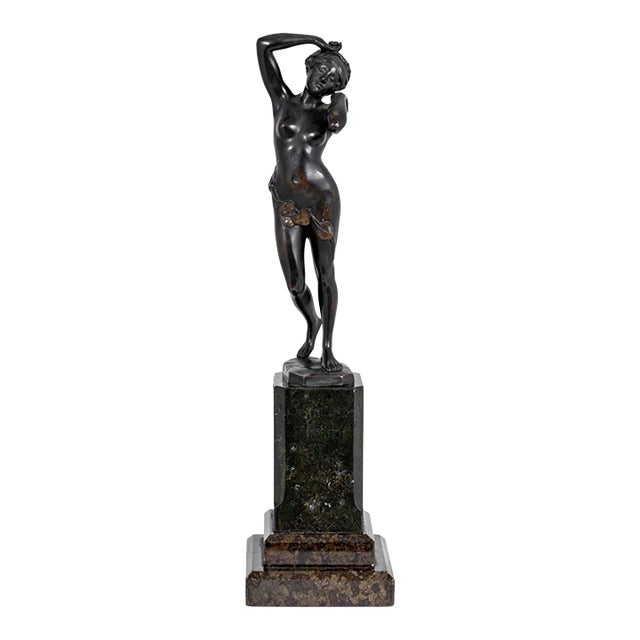 Charles Masse Nude Woman Patinated Bronze For Sale