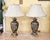 Pair of Bradburn Gallery Hand-Painted Floral Ceramic Table Lamps With Shades For Sale - Image 4 of 18