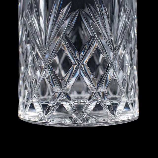 Vintage 75cl Champagne Bottle Cooler, English, Cut Crystal, Ice Bucket For Sale - Image 9 of 10