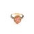 Bochic "Orient" Vintage Pink Tourmaline & Topaz Vintage Cluster Ring 18K & Silver For Sale - Image 11 of 18