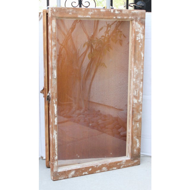 Farmhouse Rustic Farmhouse Shadow Box Memorabilia Display Case/Wedding Dress For Sale - Image 3 of 7