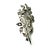 Vintage English 18 Karat White Gold Diamond 1 Carat Flower 2.2 Inch Long Brooch For Sale - Image 13 of 14