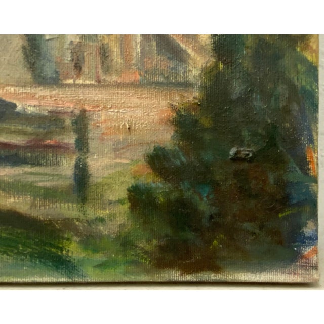 Irina Roublon Belotelkin (Russian / American, 1913-2009) View from Pacific Heights, San Francisco Original Oil Painting...