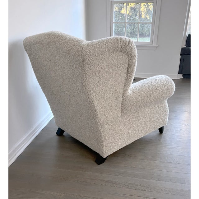 Vintage Fendi Casa Armchair in Gurion Alpaca Teddy Boucle For Sale In New York - Image 6 of 10