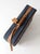Textile 1980s Frequent Traveler Blue Tweed Rolling Suitcase For Sale - Image 7 of 12