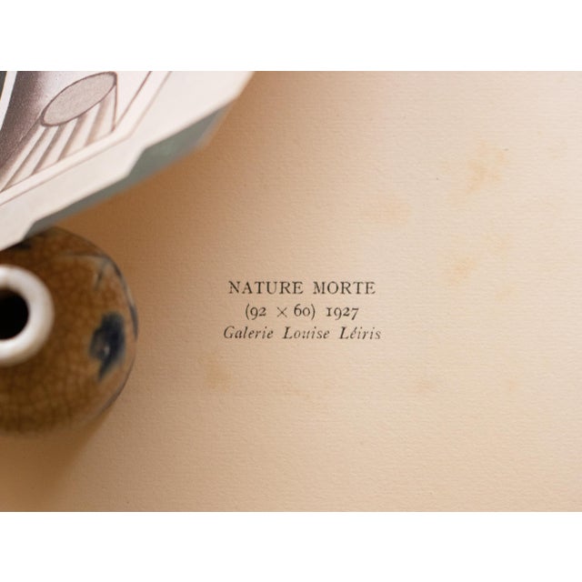 1940s 1948 After Fernand Léger "Still Life", First Edition Period Offset Lithograph For Sale - Image 5 of 7