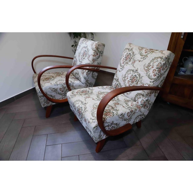 Vintage Lounge Chairs by Jindrich Halabala for Up Závody, 1960s, Set of 2 For Sale - Image 17 of 18
