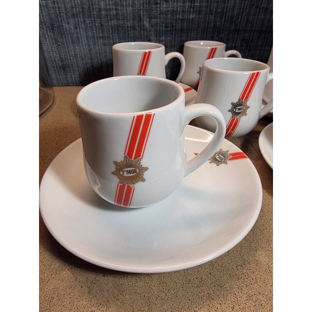 Twa Vintage Airline Serveware For Sale - Image 4 of 7