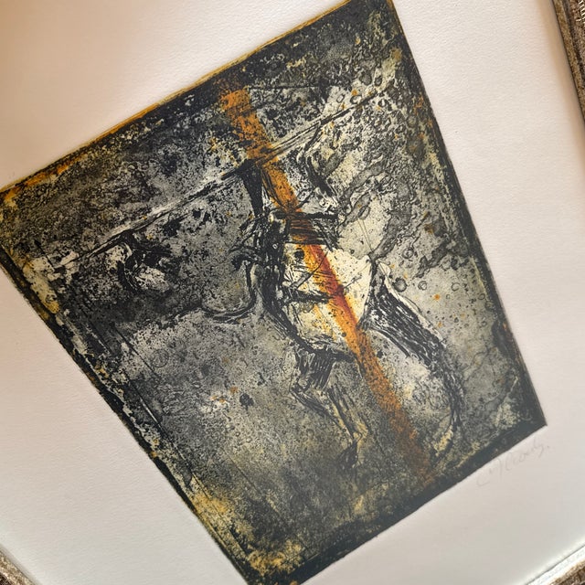 Abstract Expressionistic Etching, Signed For Sale - Image 12 of 12