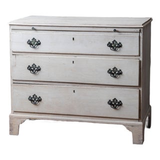 Georgian Oak Chest With Brushing Slide, c.1740 For Sale