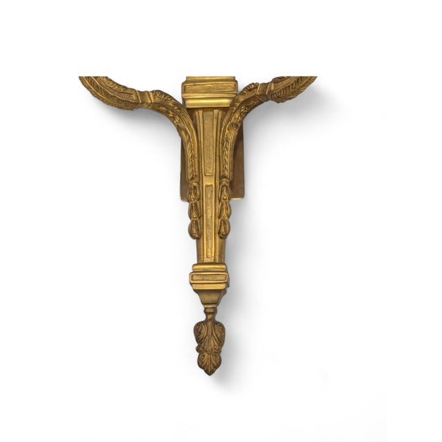 Late 19th Century Gilt Bronze Flaming Urn Sconce For Sale - Image 10 of 12