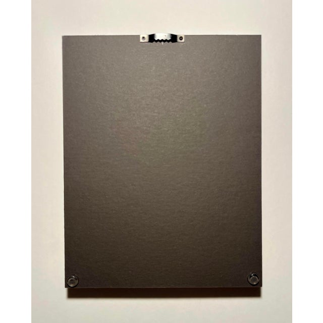 Rare! Mid Century Modern 1970s David D. Cunningham Ceramic Wall Tile Framed For Sale - Image 9 of 9