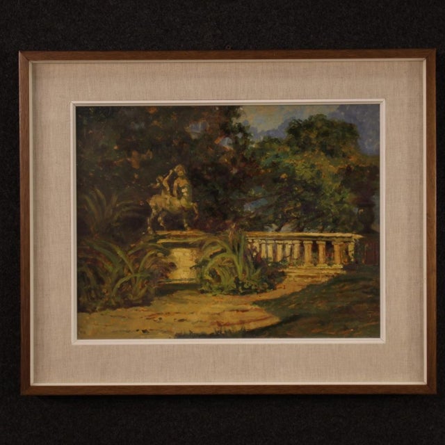 Italian Artist, Impressionist Landscape, 1970, Oil on Cardboard, Framed For Sale - Image 16 of 16